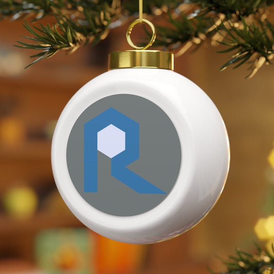 Rock Island Rail [The Rock Route] Christmas Ball Ornament - Broken Knuckle Apparel