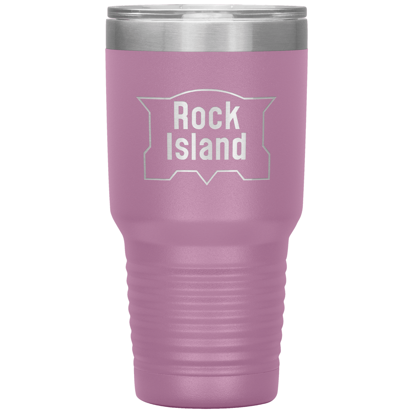 Rock Island Railroad Vintage Logo 30oz Vacuum Tumbler - Broken Knuckle Apparel