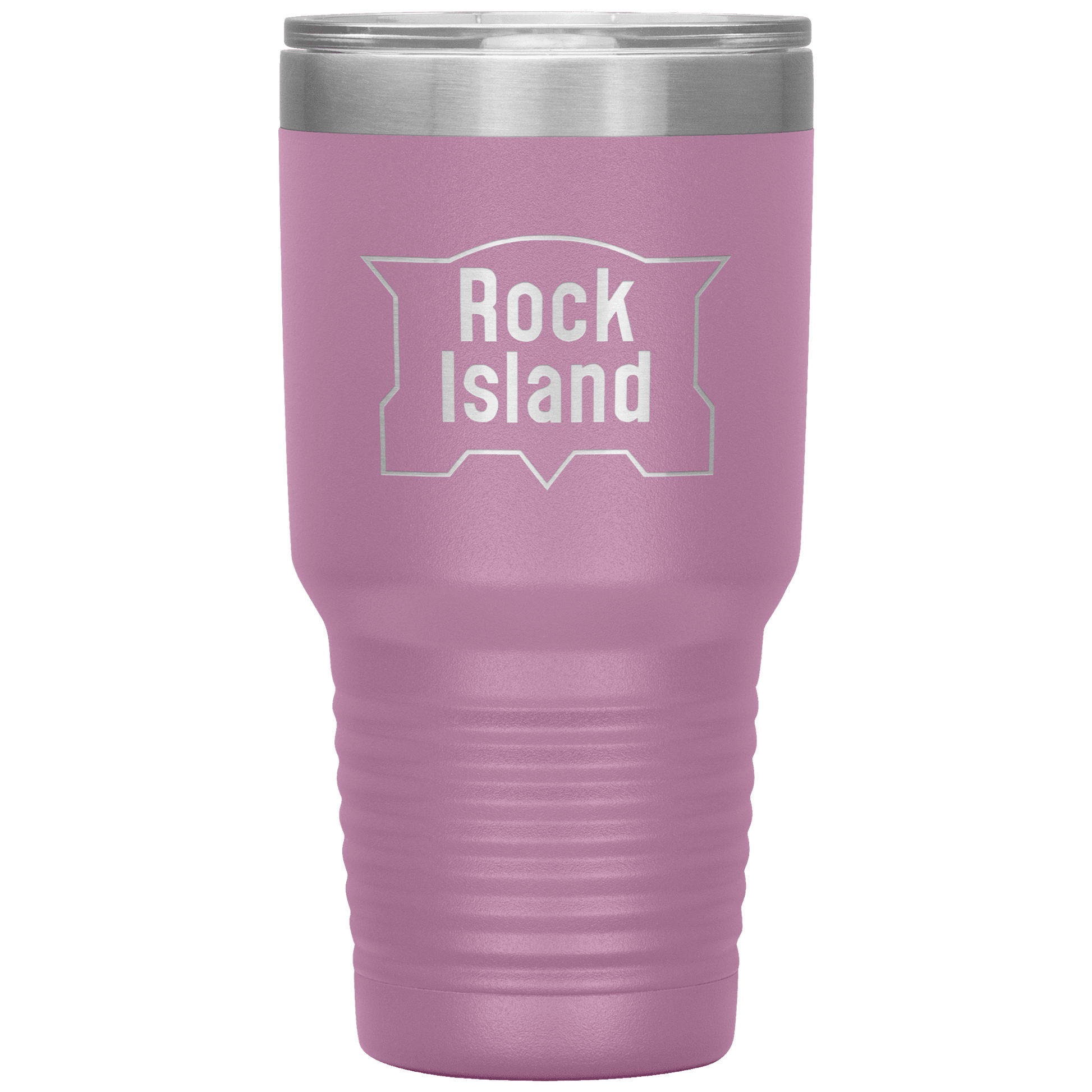 Rock Island Railroad Vintage Logo 30oz Vacuum Tumbler - Broken Knuckle Apparel