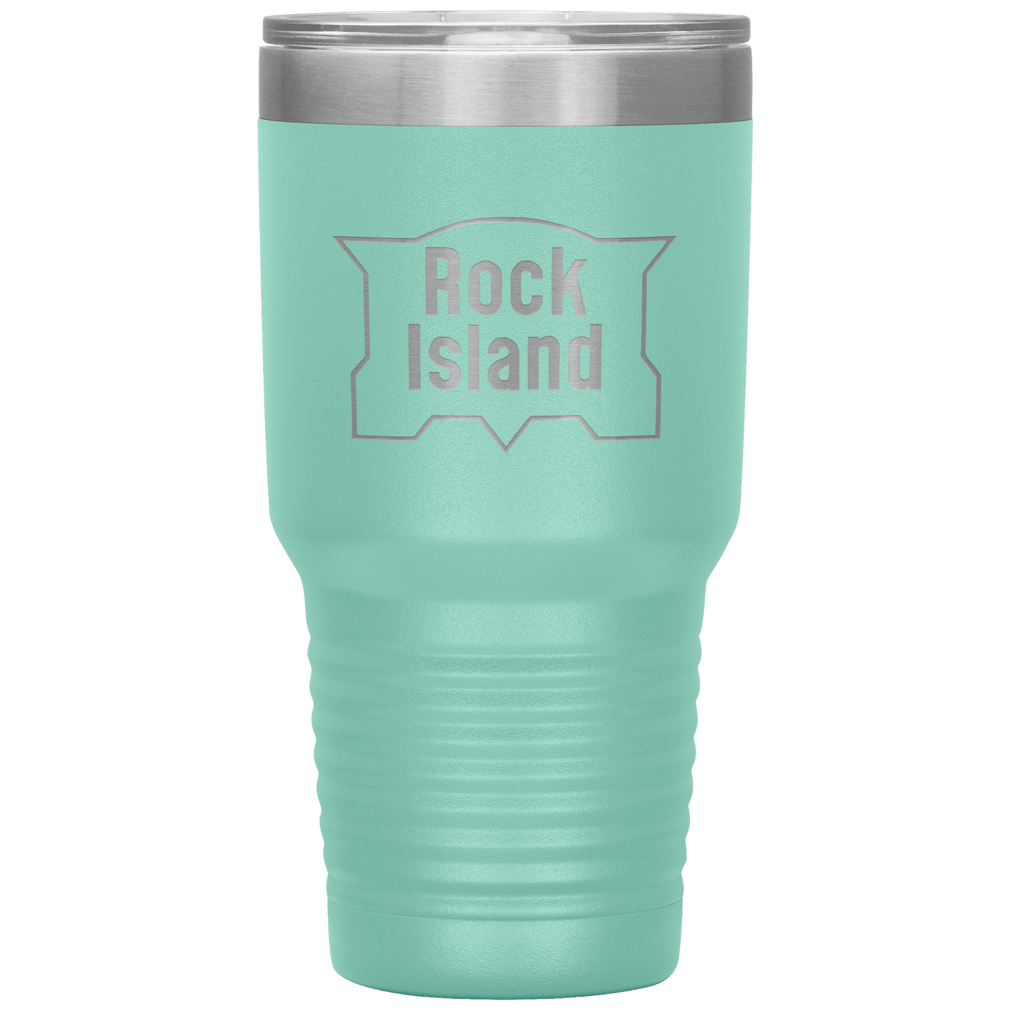 Rock Island Railroad Vintage Logo 30oz Vacuum Tumbler - Broken Knuckle Apparel