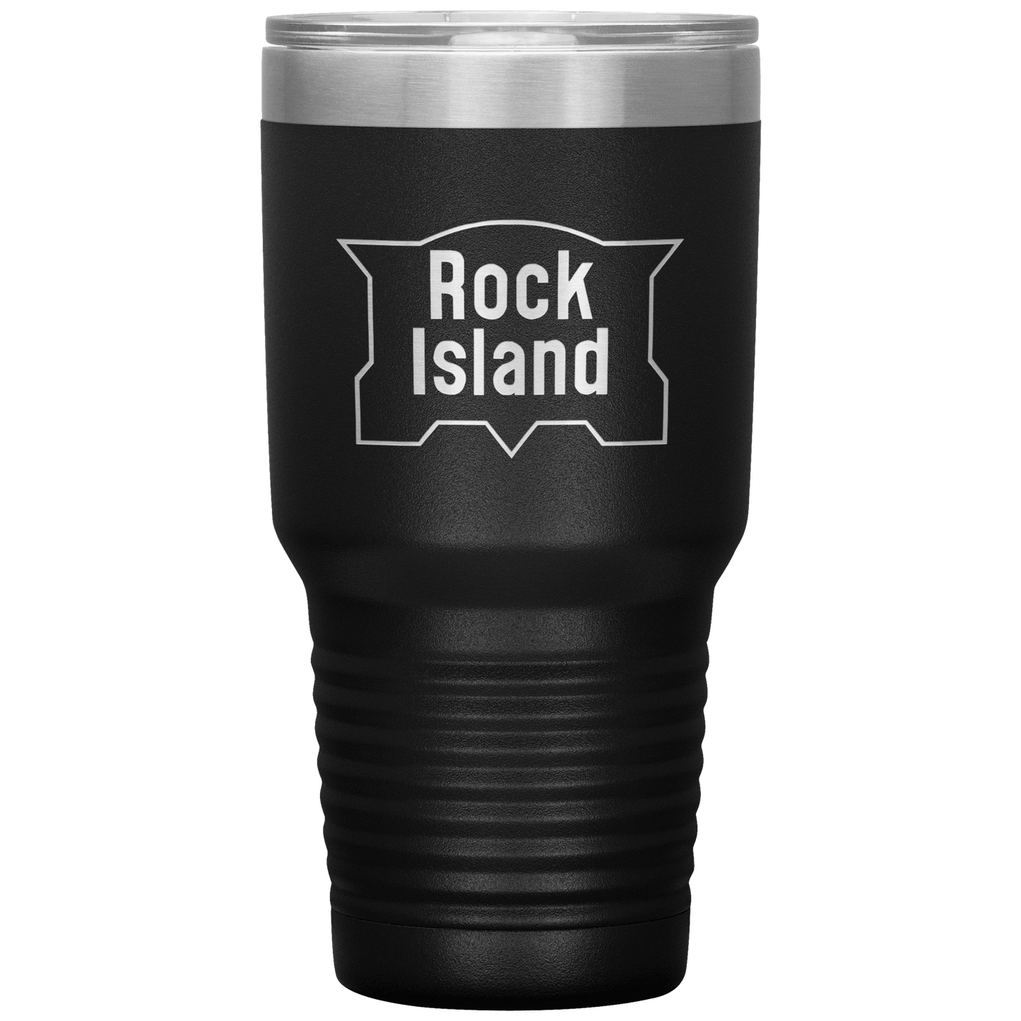 Rock Island Railroad Vintage Logo 30oz Vacuum Tumbler - Broken Knuckle Apparel