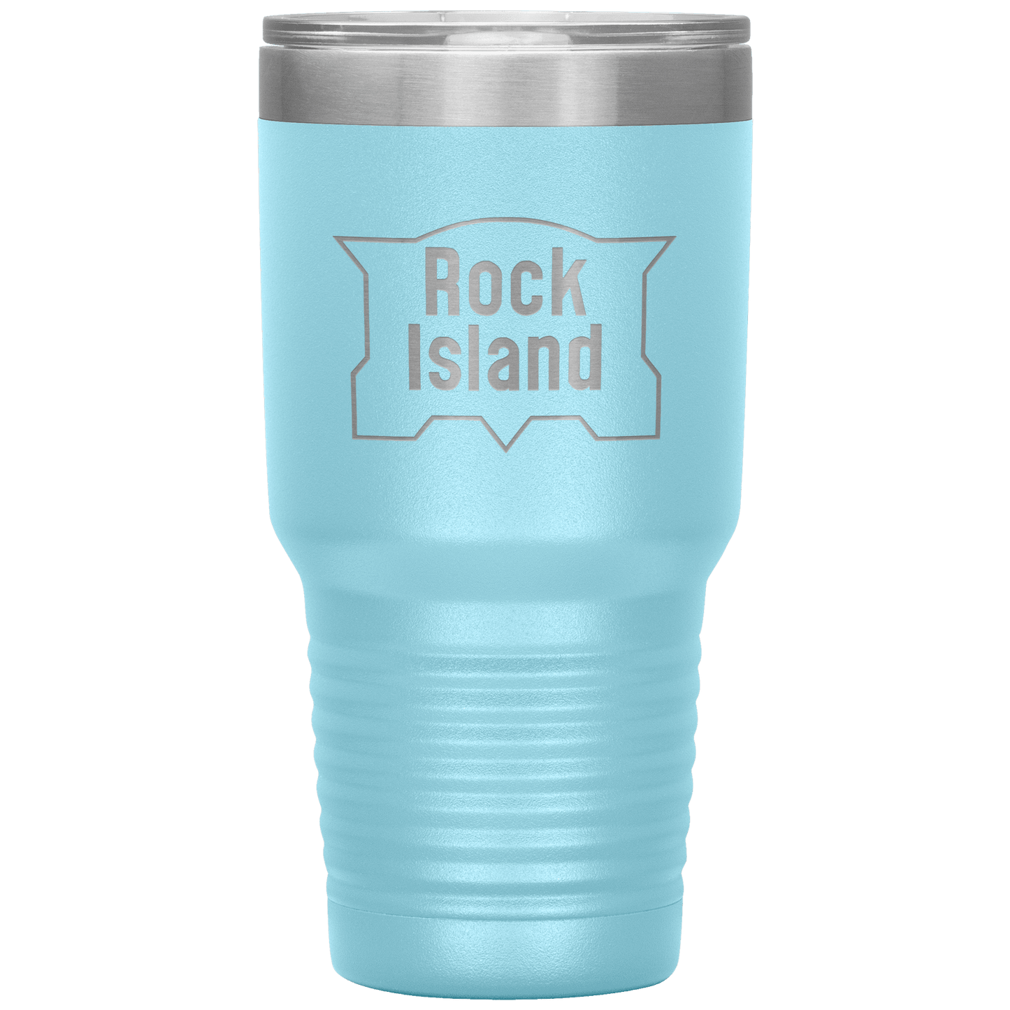 Rock Island Railroad Vintage Logo 30oz Vacuum Tumbler - Broken Knuckle Apparel