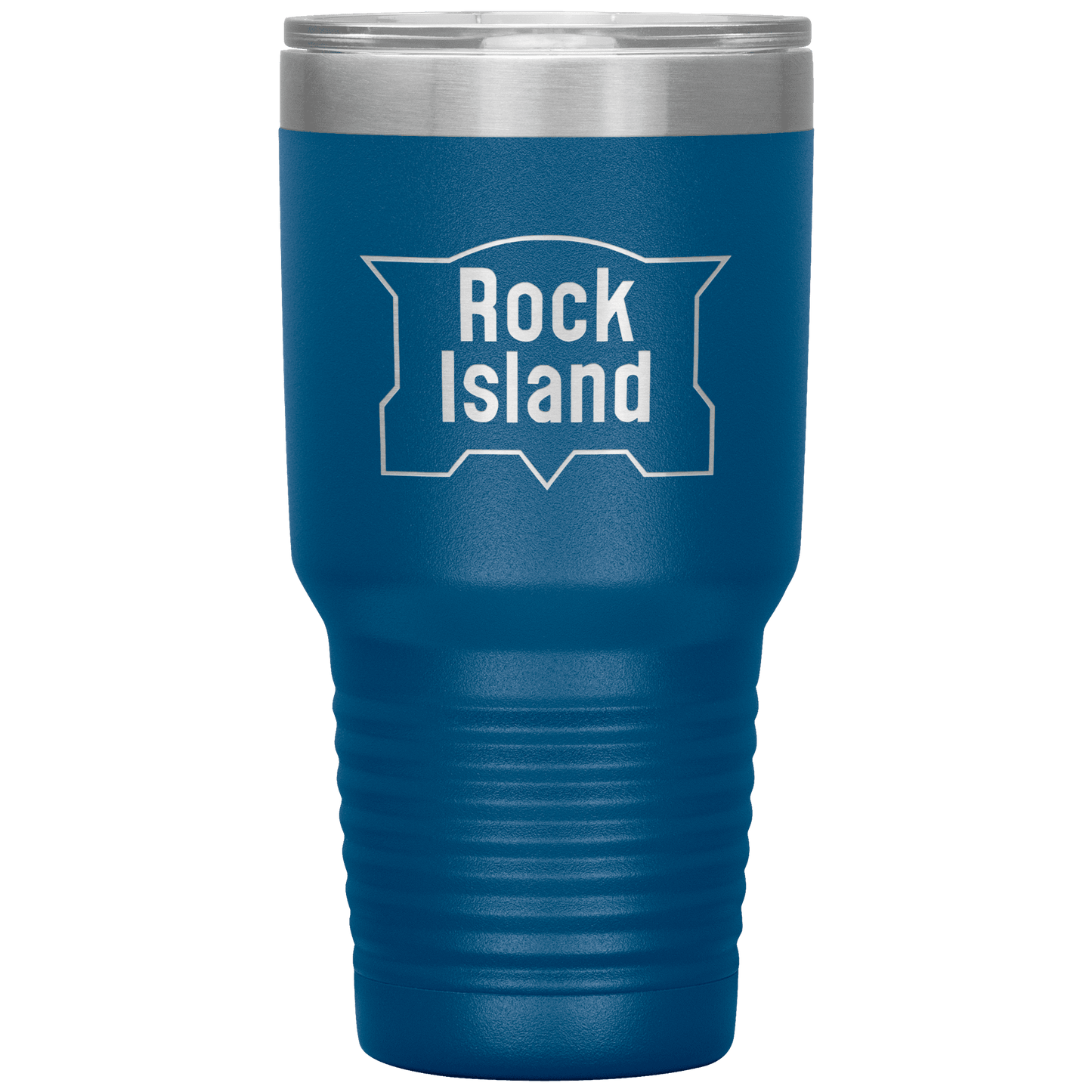 Rock Island Railroad Vintage Logo 30oz Vacuum Tumbler - Broken Knuckle Apparel