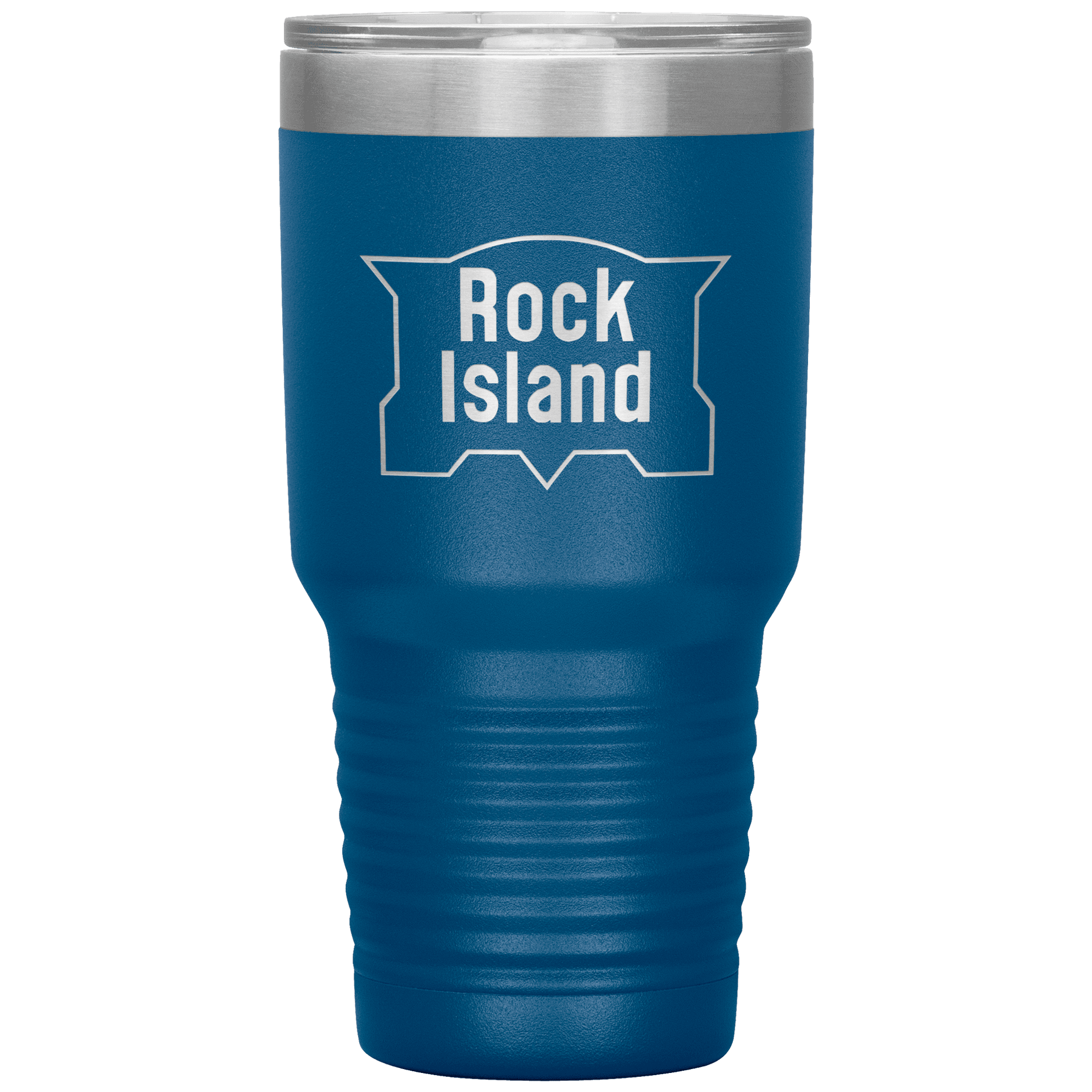 Rock Island Railroad Vintage Logo 30oz Vacuum Tumbler - Broken Knuckle Apparel