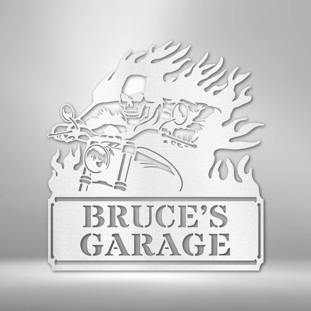 Screaming Demon - Steel Sign - Broken Knuckle Apparel