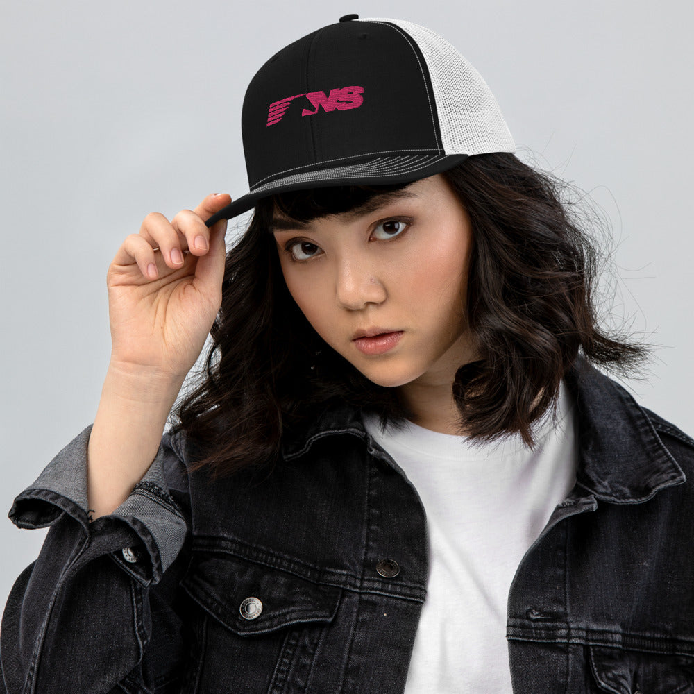 Pink Norfolk Southern Logo Trucker Cap - Broken Knuckle Apparel