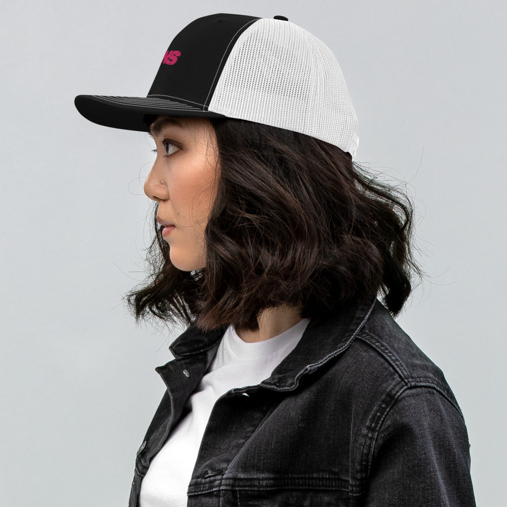 Pink Norfolk Southern Logo Trucker Cap - Broken Knuckle Apparel