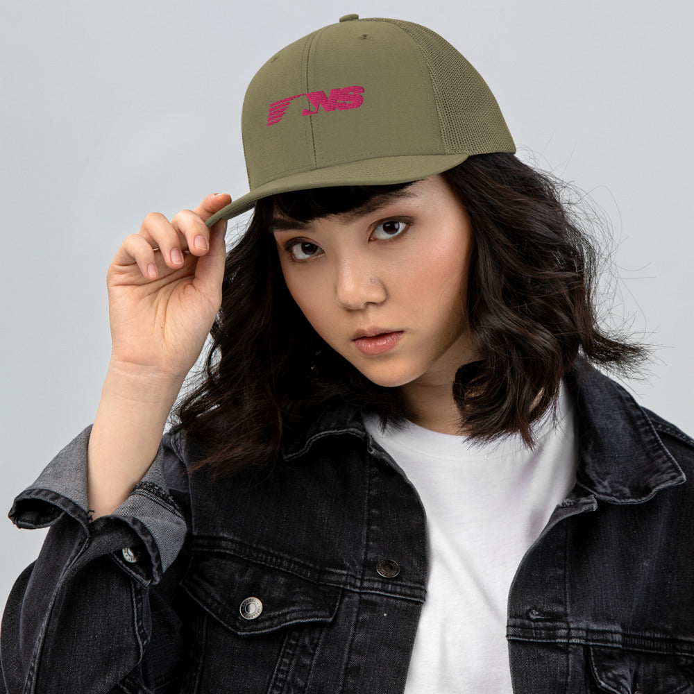 Pink Norfolk Southern Logo Trucker Cap - Broken Knuckle Apparel