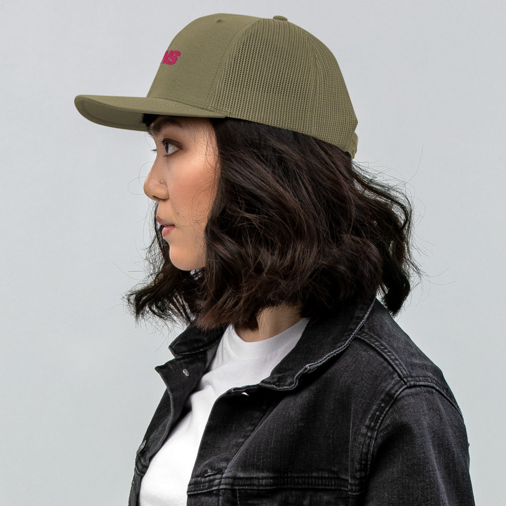 Pink Norfolk Southern Logo Trucker Cap - Broken Knuckle Apparel