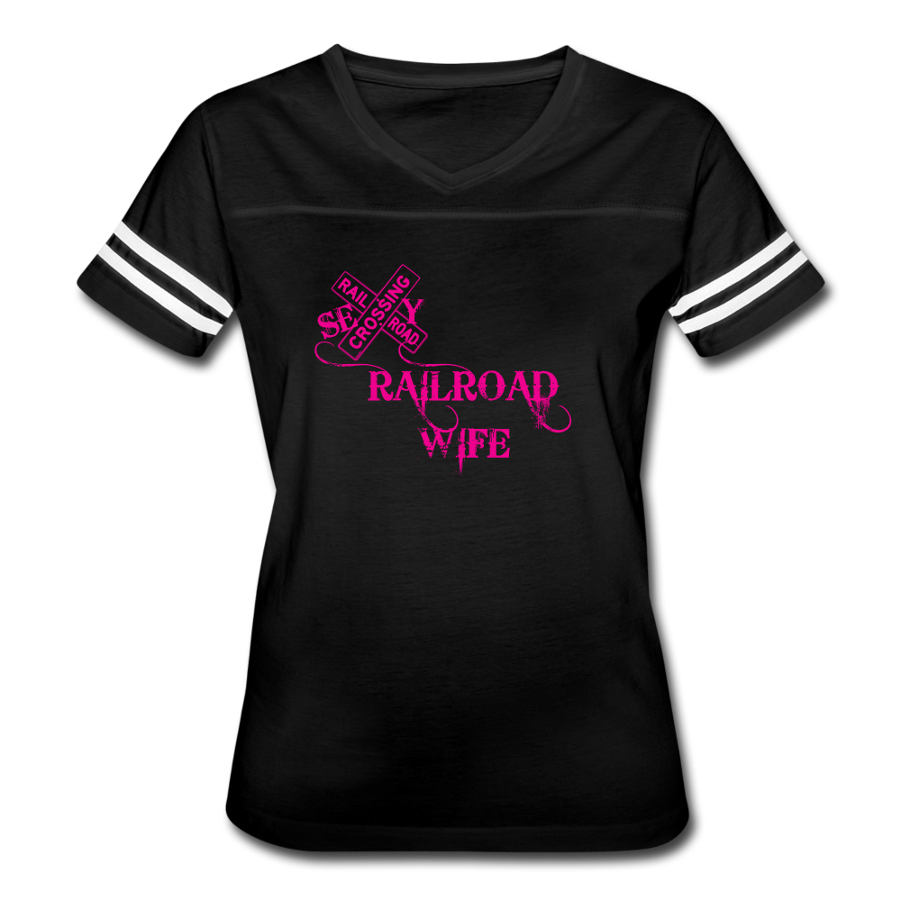 Sexy Railroad Wife Women’s Vintage Sport T-Shirt - Broken Knuckle Apparel
