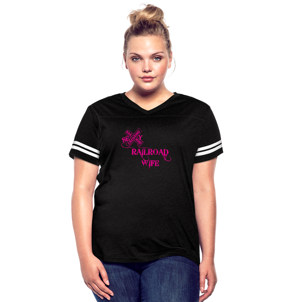 Sexy Railroad Wife Women’s Vintage Sport T-Shirt - Broken Knuckle Apparel