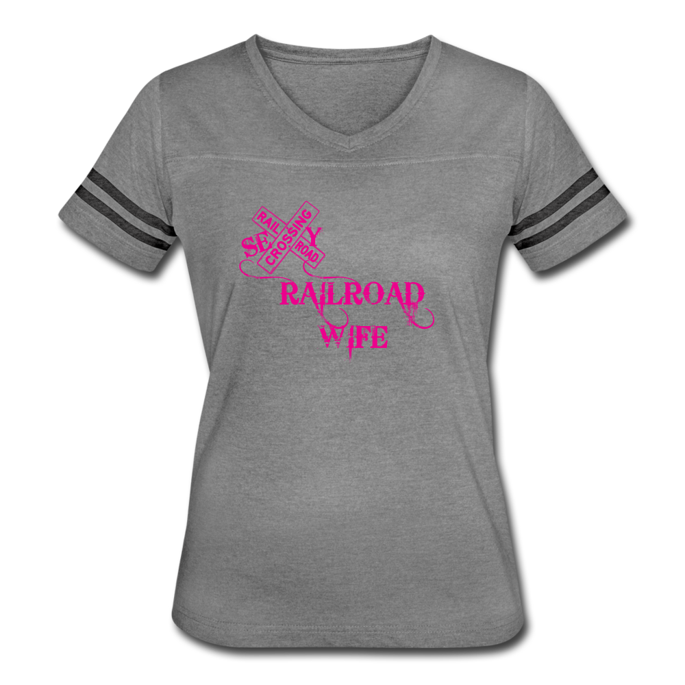Sexy Railroad Wife Women’s Vintage Sport T-Shirt - Broken Knuckle Apparel