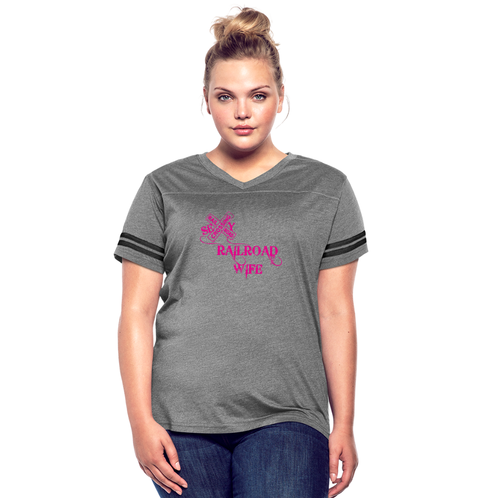 Sexy Railroad Wife Women’s Vintage Sport T-Shirt - Broken Knuckle Apparel