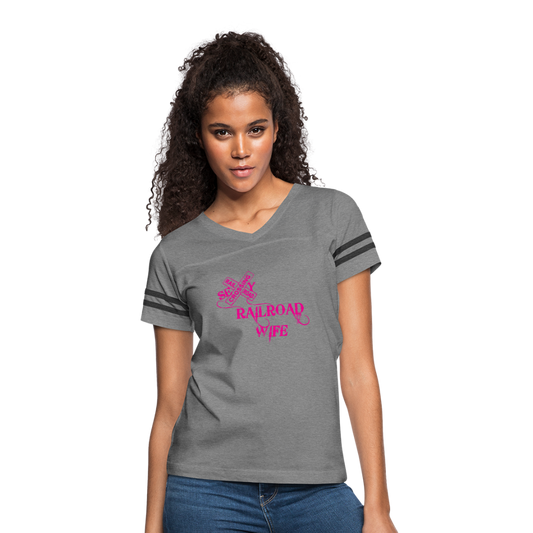 Sexy Railroad Wife Women’s Vintage Sport T-Shirt - Broken Knuckle Apparel