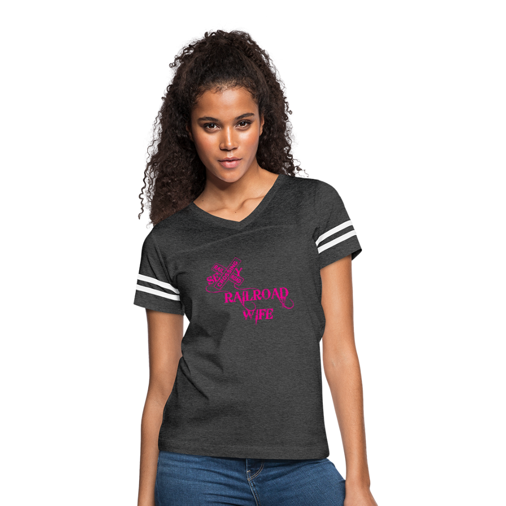 Sexy Railroad Wife Women’s Vintage Sport T-Shirt - Broken Knuckle Apparel