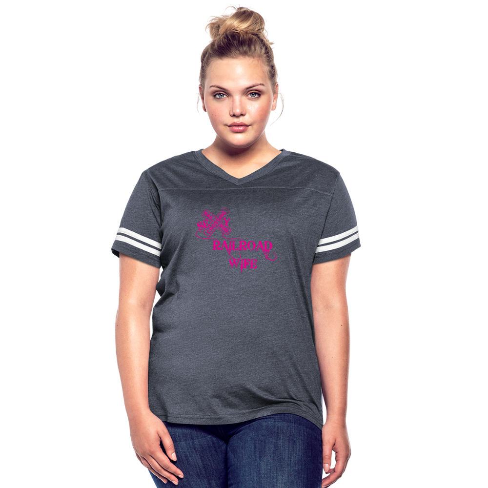 Sexy Railroad Wife Women’s Vintage Sport T-Shirt - Broken Knuckle Apparel