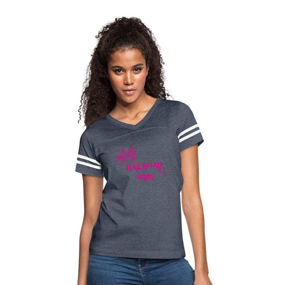 Sexy Railroad Wife Women’s Vintage Sport T-Shirt - Broken Knuckle Apparel