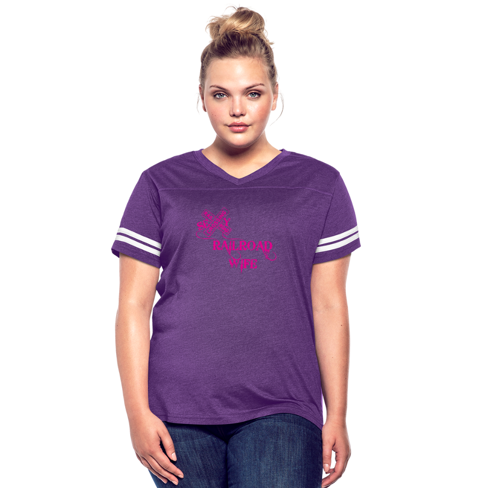 Sexy Railroad Wife Women’s Vintage Sport T-Shirt - Broken Knuckle Apparel