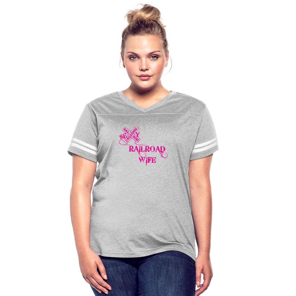Sexy Railroad Wife Women’s Vintage Sport T-Shirt - Broken Knuckle Apparel