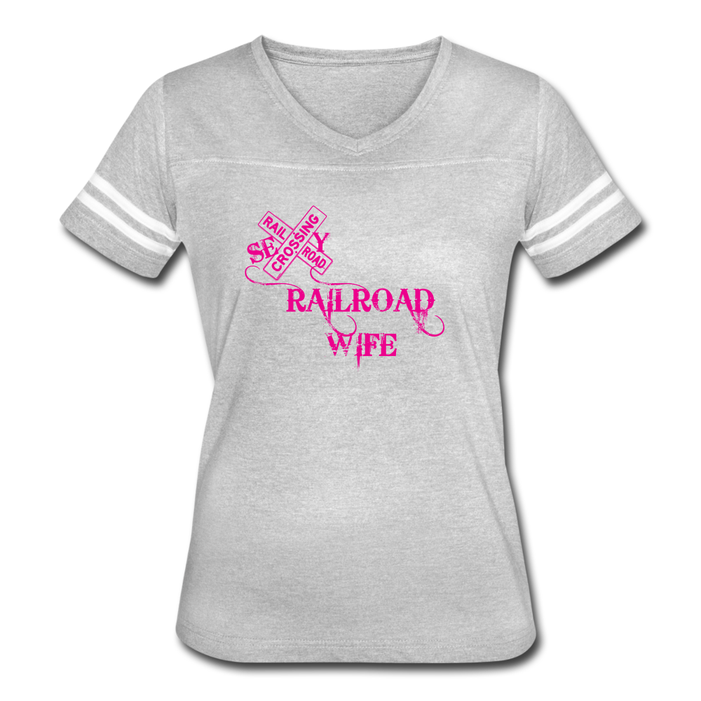 Sexy Railroad Wife Women’s Vintage Sport T-Shirt - Broken Knuckle Apparel