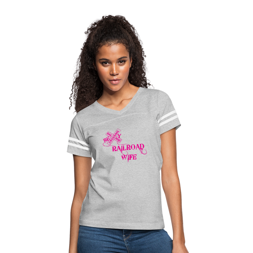 Sexy Railroad Wife Women’s Vintage Sport T-Shirt - Broken Knuckle Apparel