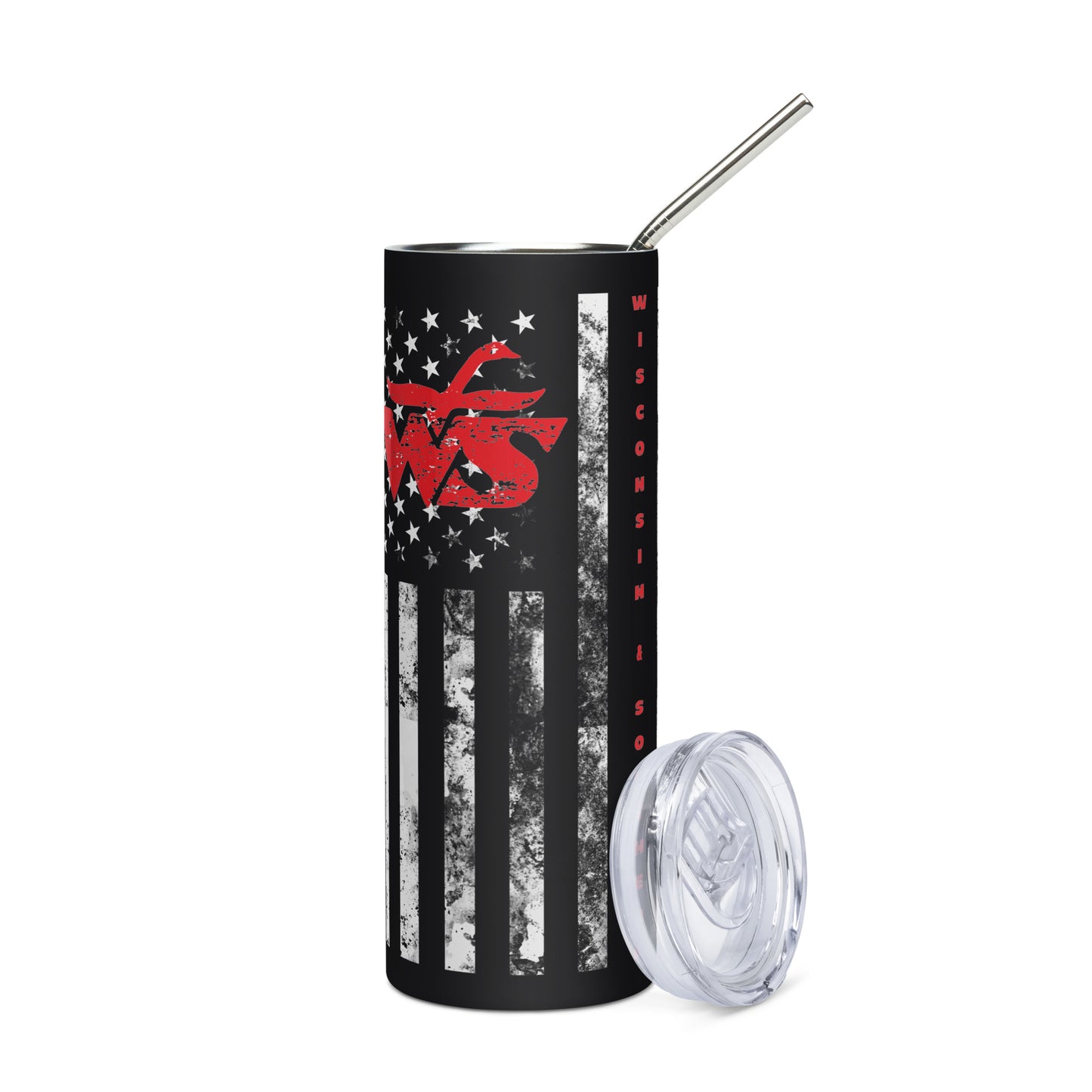 Wisconsin & Southern Stainless steel tumbler - Broken Knuckle Apparel