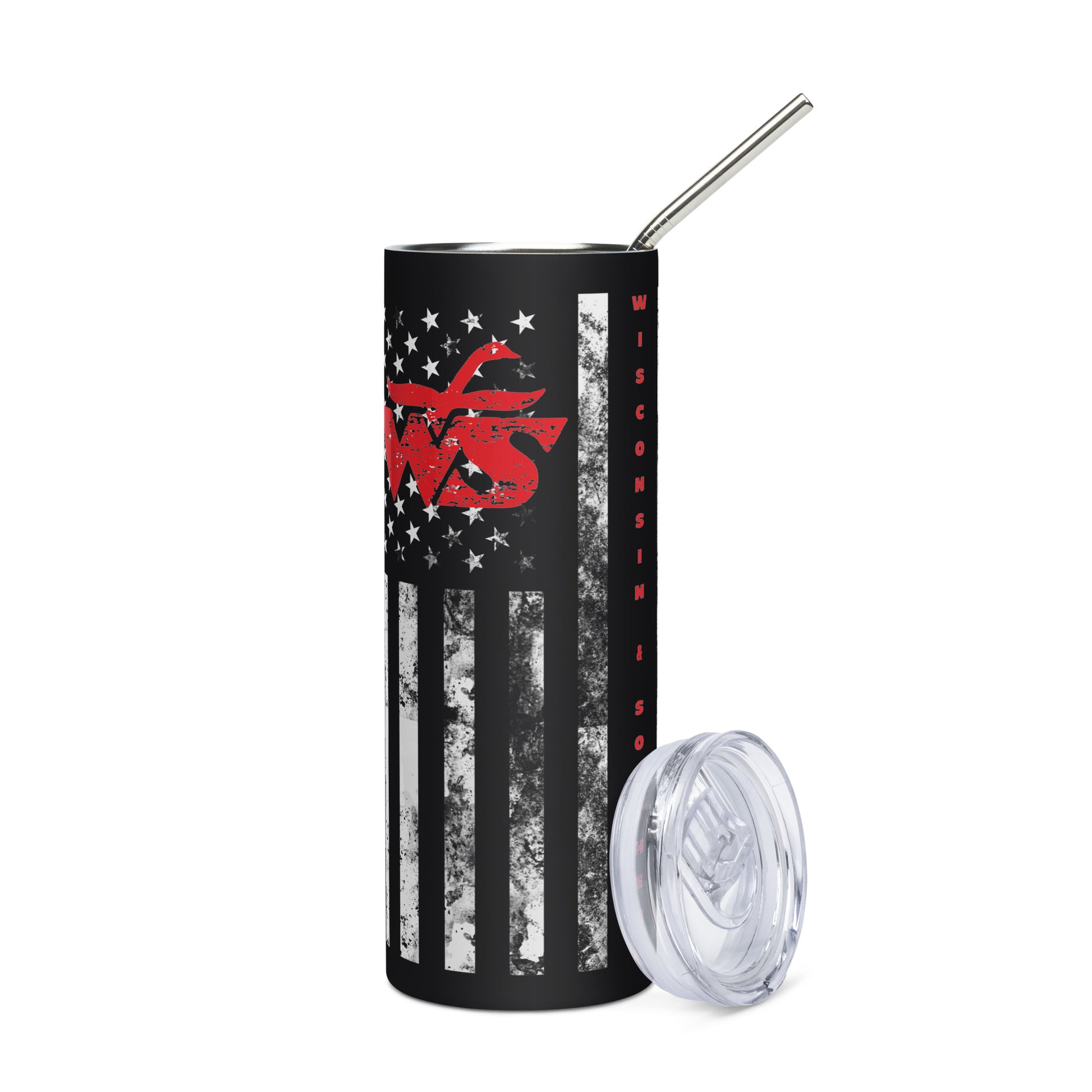 Wisconsin & Southern Stainless steel tumbler - Broken Knuckle Apparel
