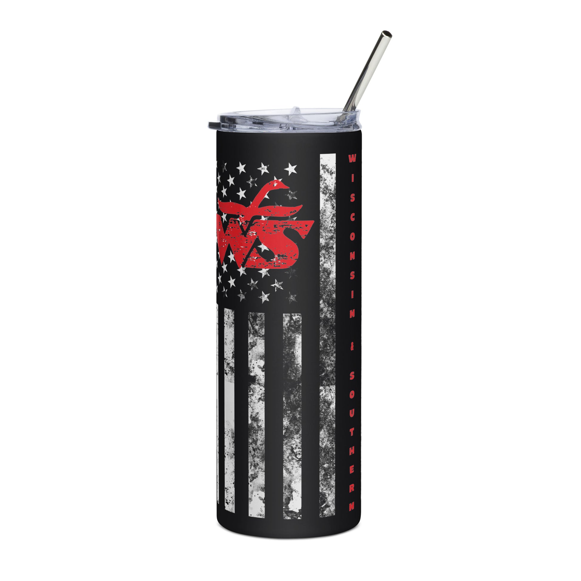 Wisconsin & Southern Stainless steel tumbler - Broken Knuckle Apparel