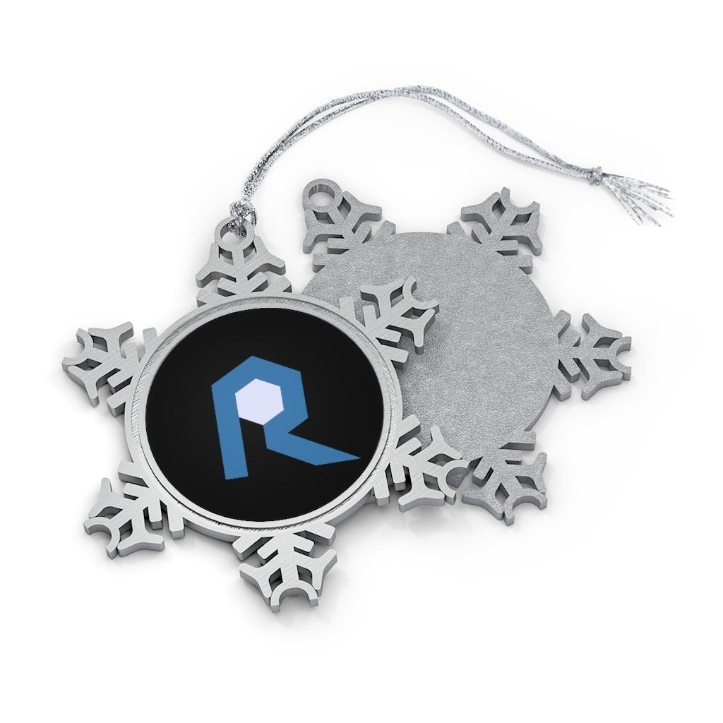 The Rock Route Pewter Snowflake Ornament - Broken Knuckle Apparel