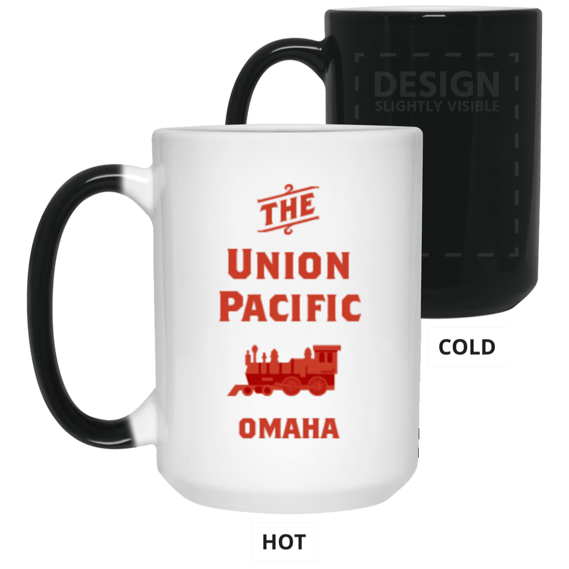 The Union Pacific Omaha 15 oz. Color Changing Mug - Broken Knuckle Apparel