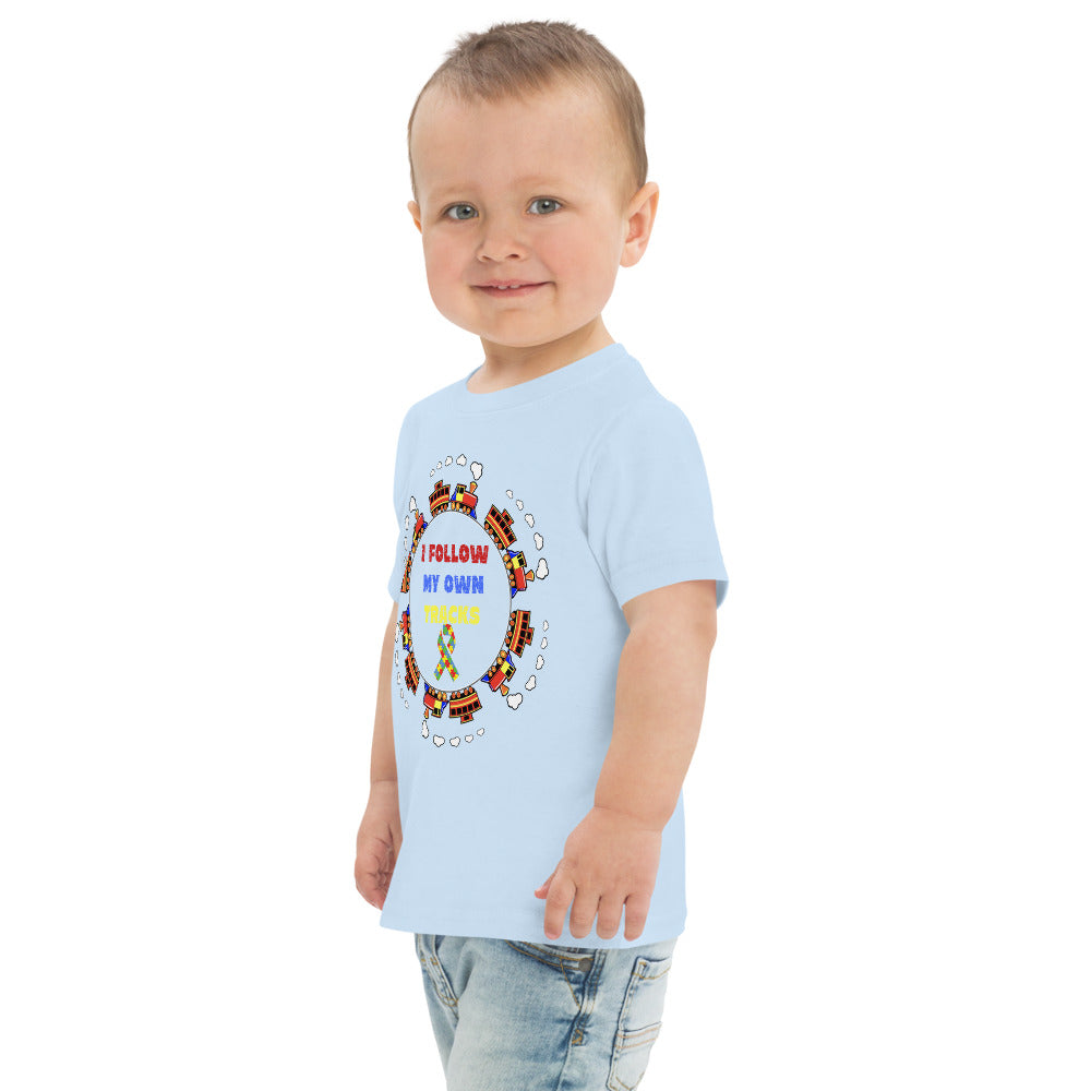 I Follow My Own Tracks Toddler jersey t-shirt - Broken Knuckle Apparel