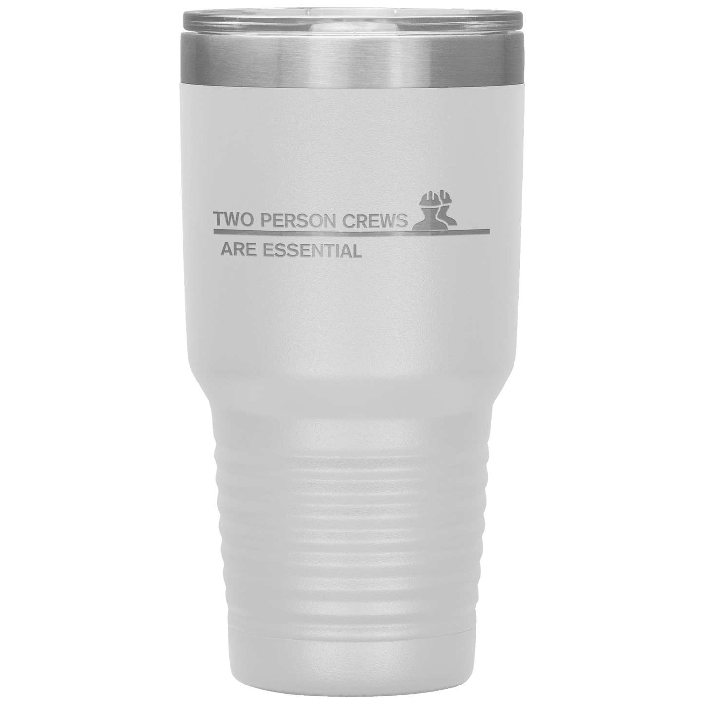 Two Person Crews are Essential 30oz Tumbler - Broken Knuckle Apparel