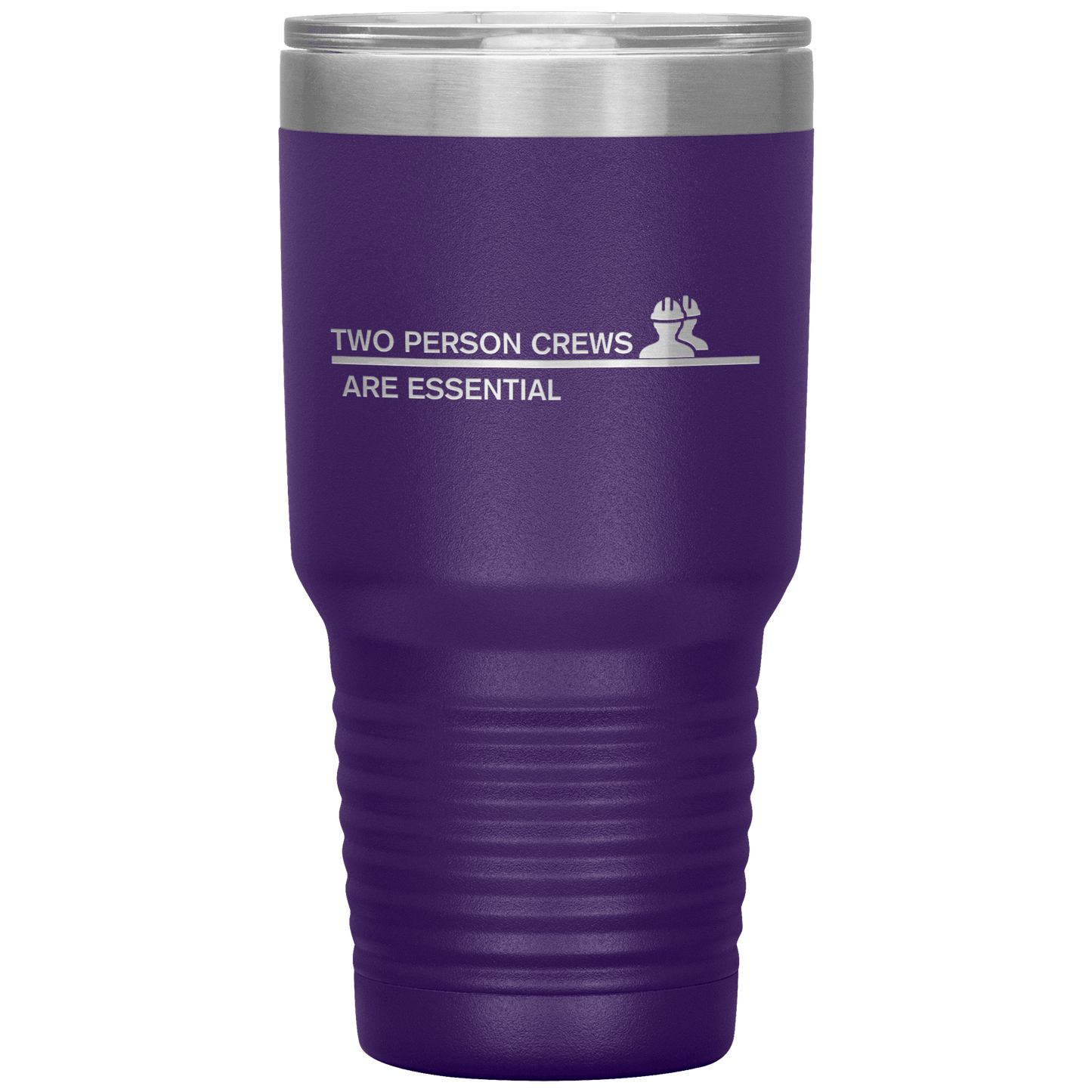 Two Person Crews are Essential 30oz Tumbler - Broken Knuckle Apparel