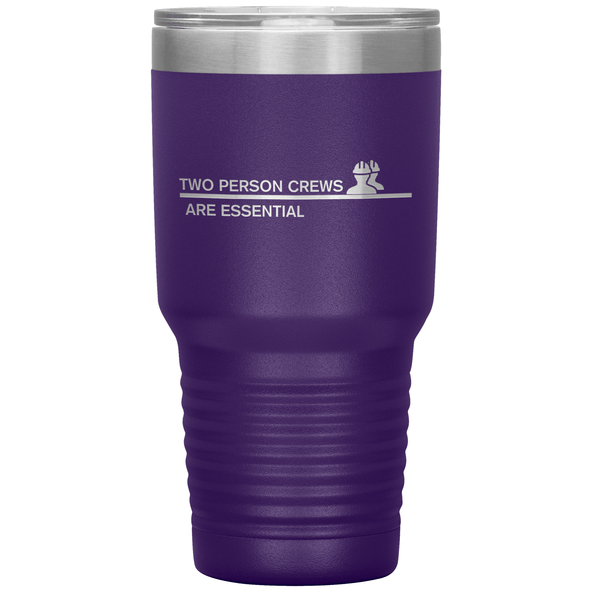 Two Person Crews are Essential 30oz Tumbler - Broken Knuckle Apparel
