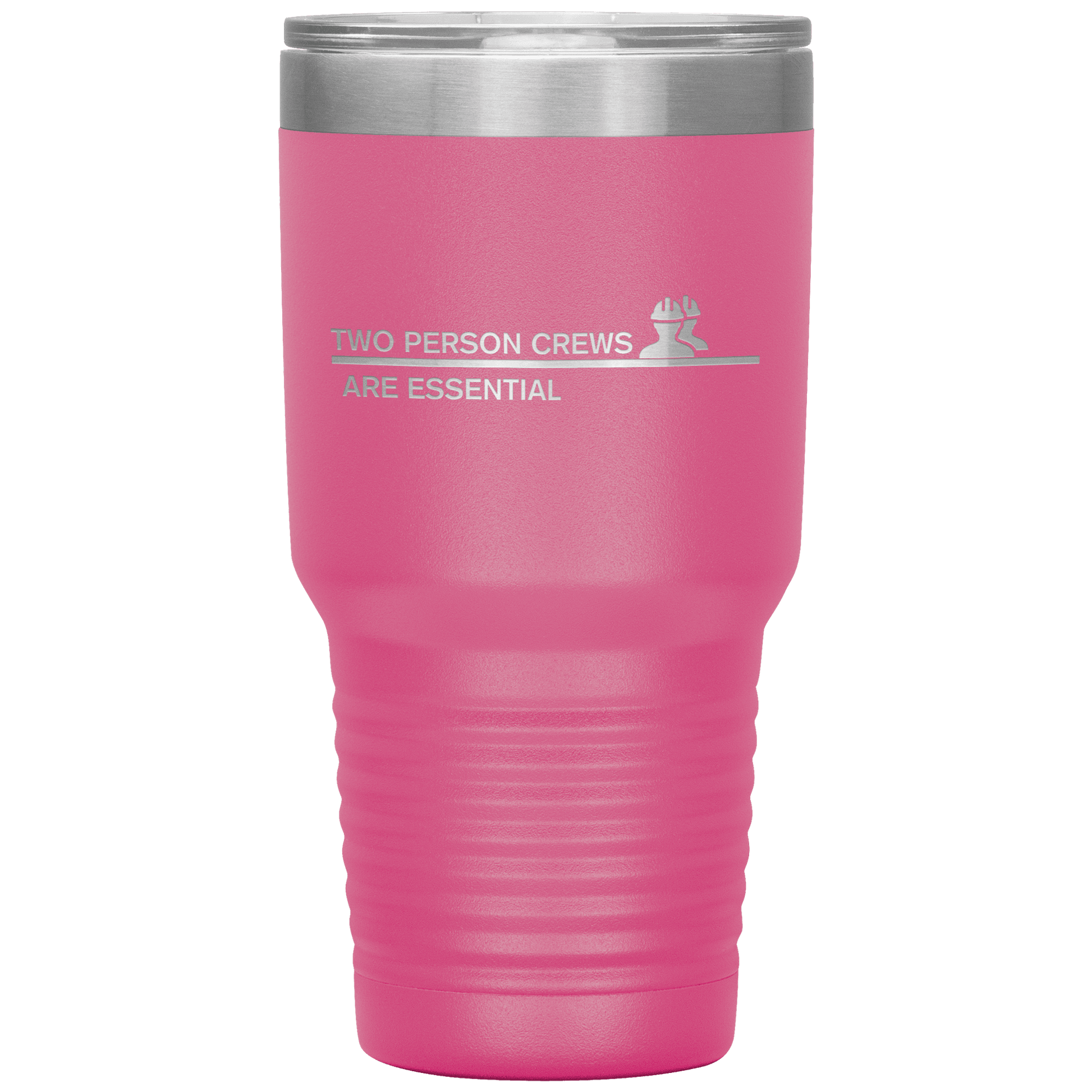 Two Person Crews are Essential 30oz Tumbler - Broken Knuckle Apparel