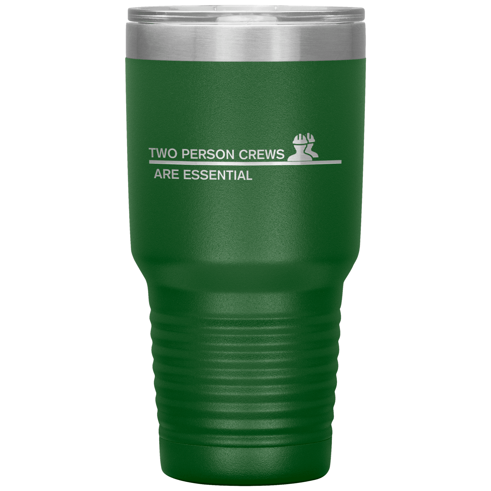 Two Person Crews are Essential 30oz Tumbler - Broken Knuckle Apparel