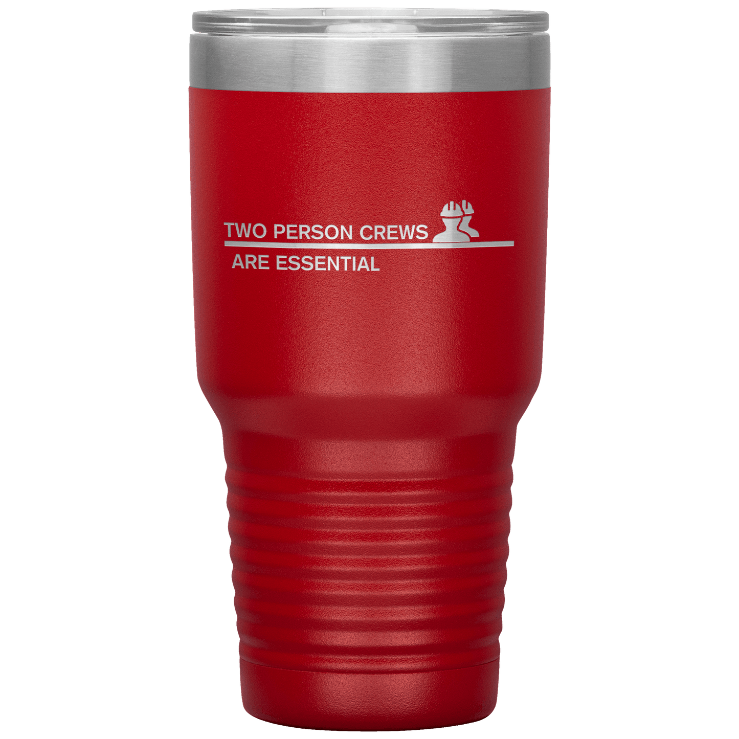 Two Person Crews are Essential 30oz Tumbler - Broken Knuckle Apparel