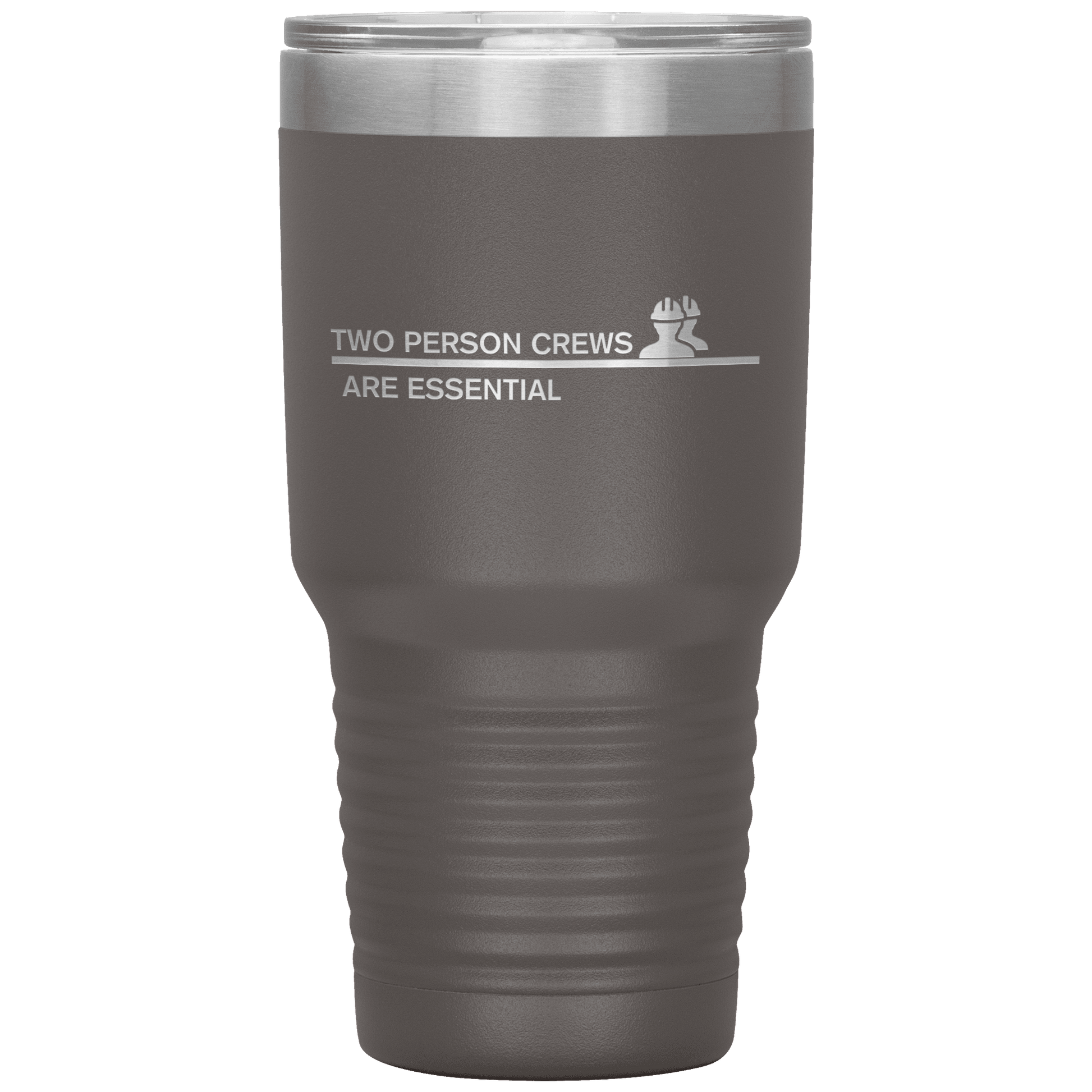 Two Person Crews are Essential 30oz Tumbler - Broken Knuckle Apparel