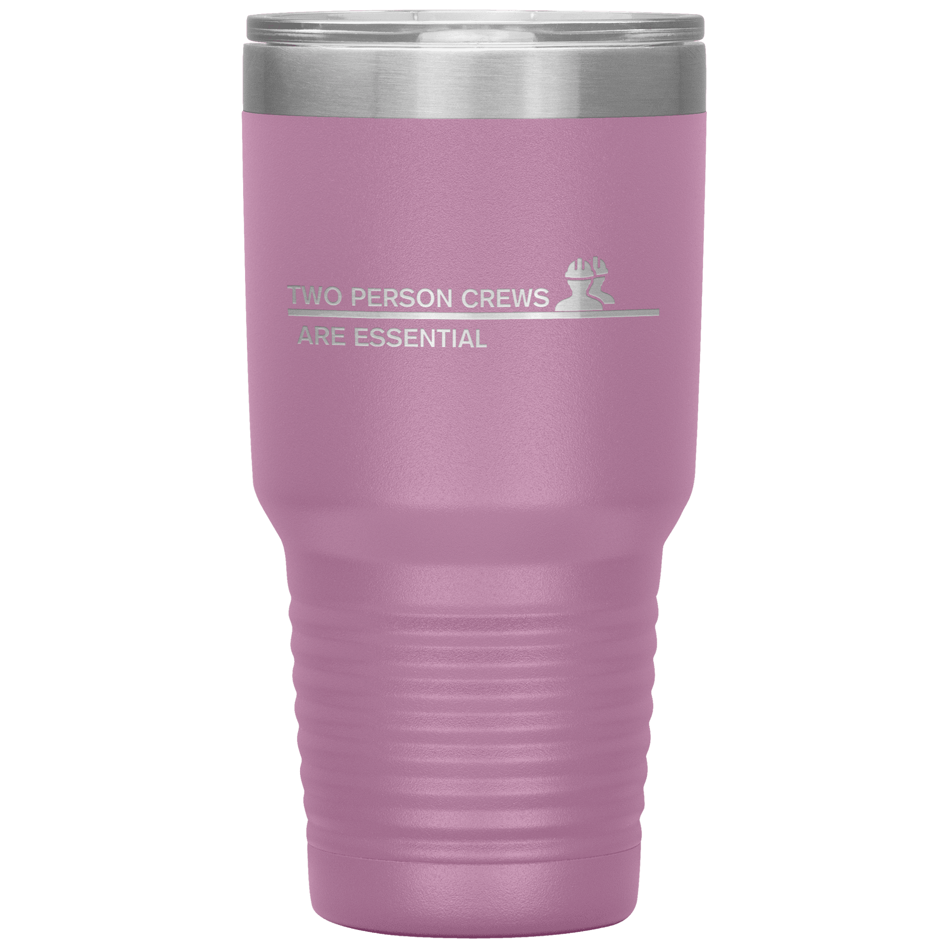 Two Person Crews are Essential 30oz Tumbler - Broken Knuckle Apparel