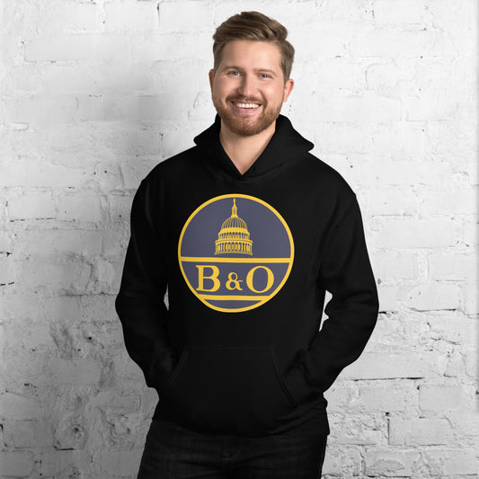 Baltimore & Ohio [B&O] Pullover Unisex Hoodie - Broken Knuckle Apparel