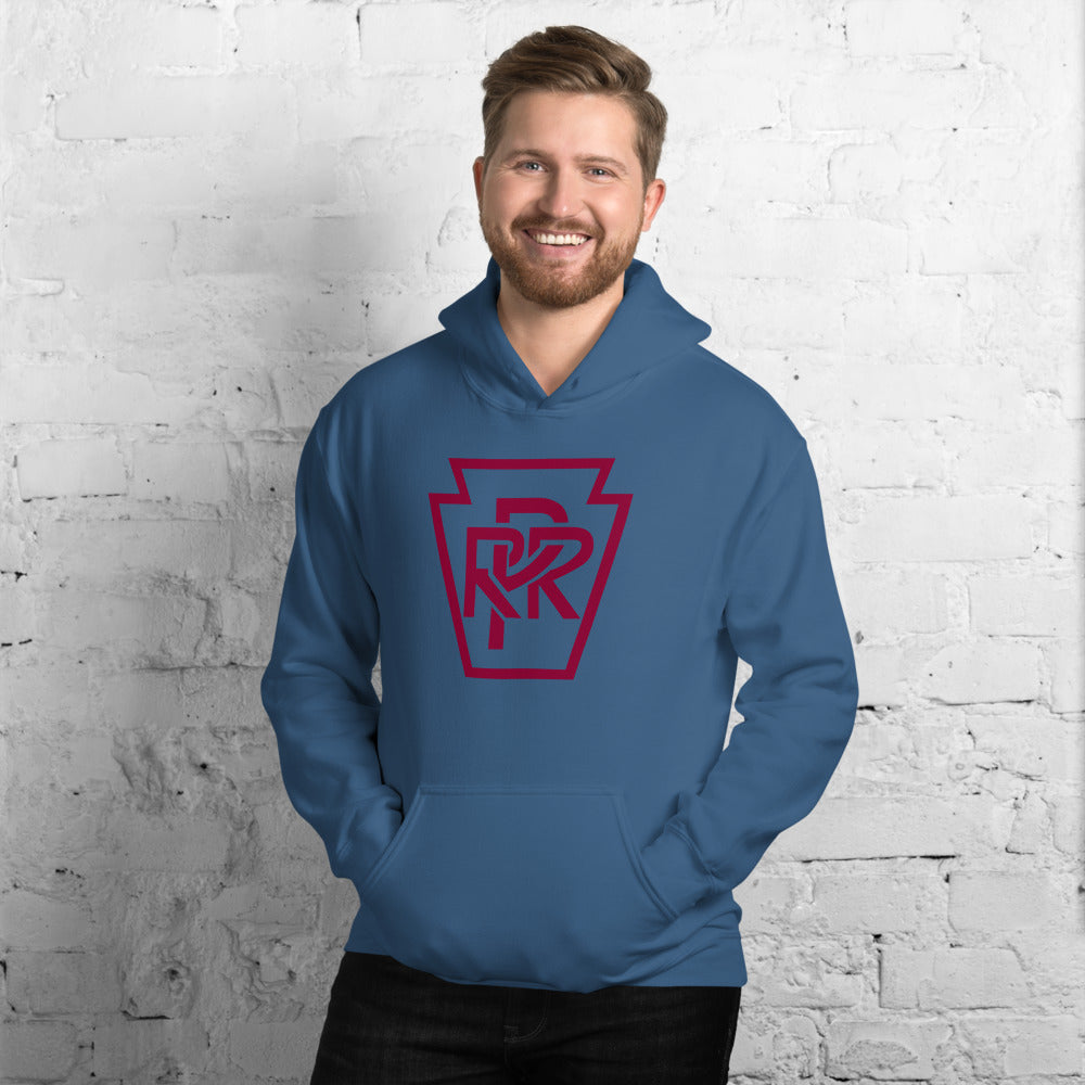 Pennsylvania Railroad [PRR] Pullover Unisex Hoodie - Broken Knuckle Apparel