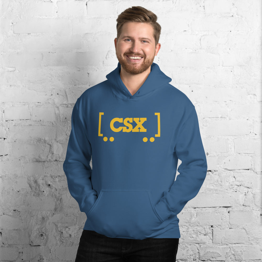 CSX American Flag Pullover Unisex Hoodie - Broken Knuckle Apparel