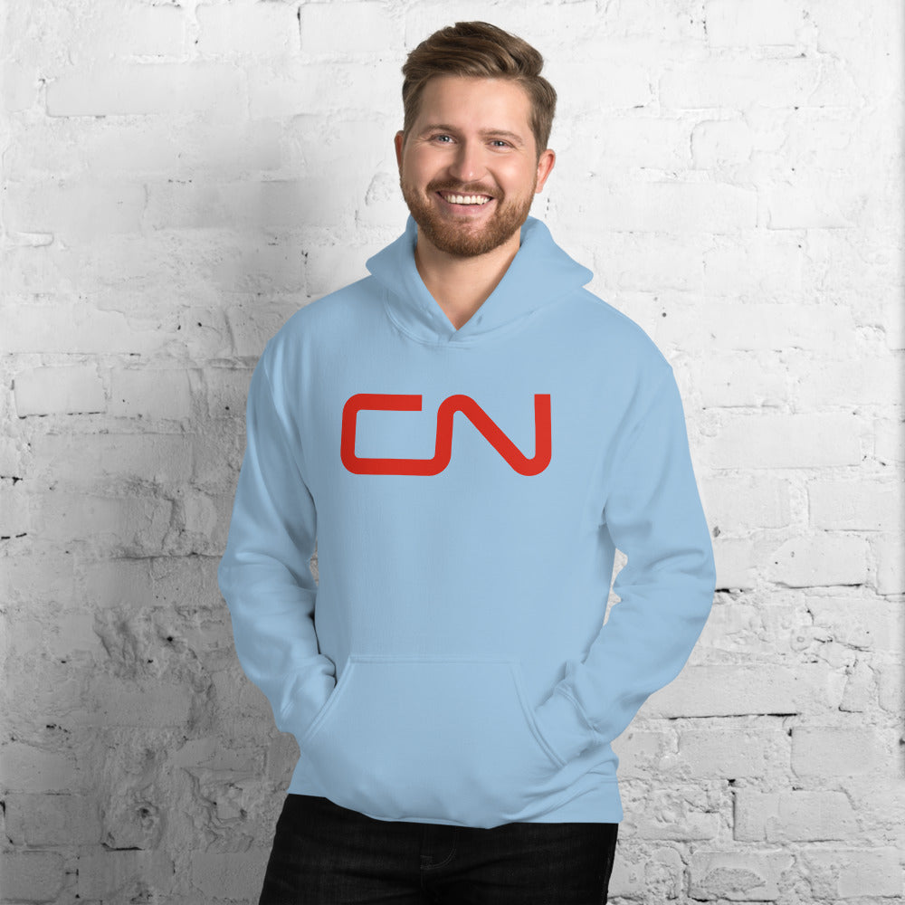 Canadian National [CN] Pullover Unisex Hoodie - Broken Knuckle Apparel