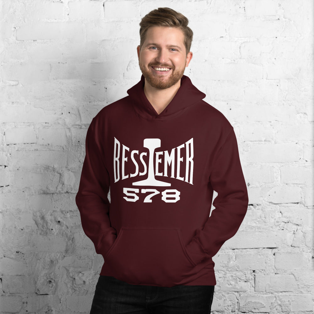 Bessemer and Lake Erie Railroad Pullover Unisex Hoodie - Broken Knuckle Apparel