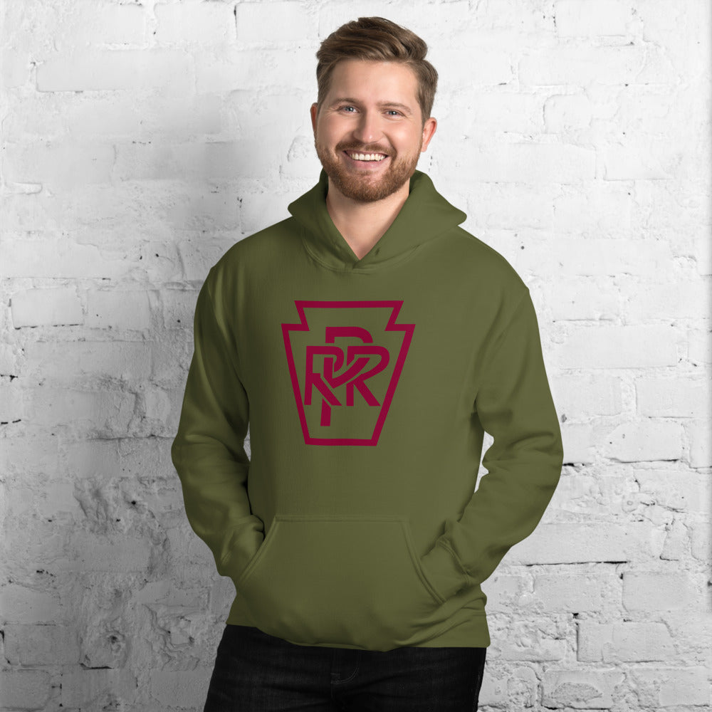 Pennsylvania Railroad [PRR] Pullover Unisex Hoodie - Broken Knuckle Apparel