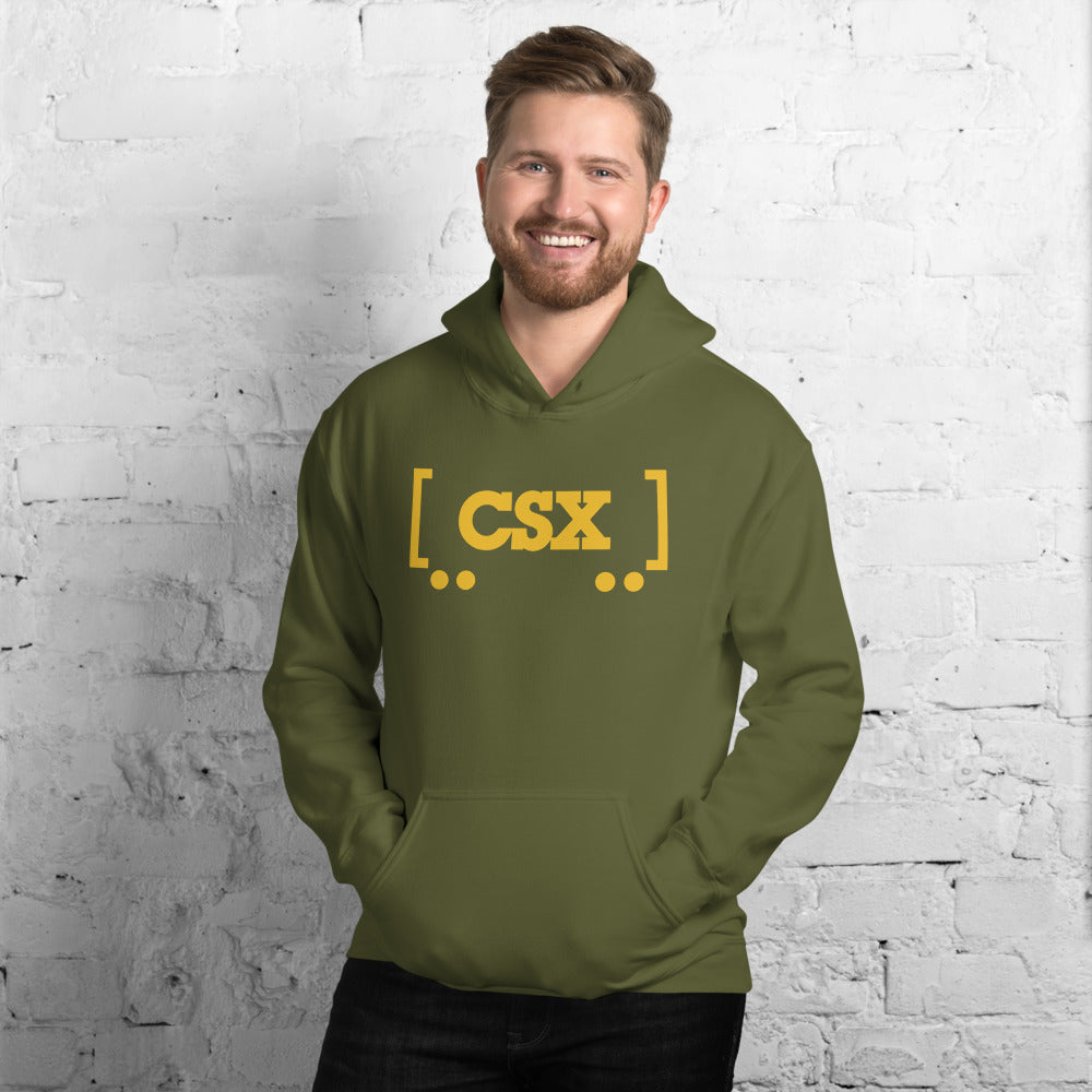CSX American Flag Pullover Unisex Hoodie - Broken Knuckle Apparel