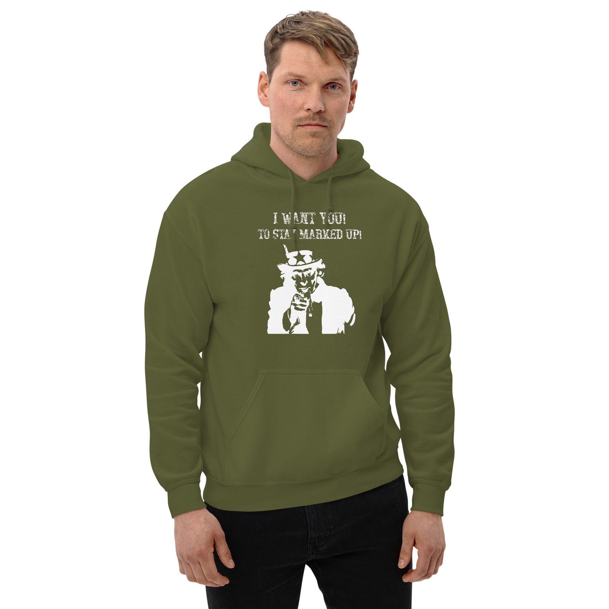 I Want You to Stay Marked Up! Pullover Unisex Hoodie - Broken Knuckle Apparel