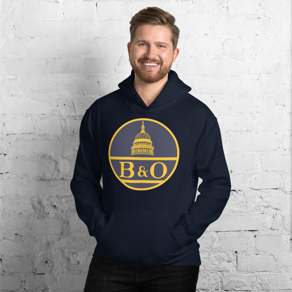 Baltimore & Ohio [B&O] Pullover Unisex Hoodie – Broken Knuckle Apparel