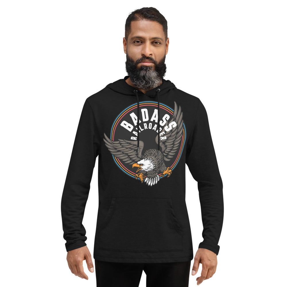 BadAss Railroader Lightweight Hoodie - Broken Knuckle Apparel