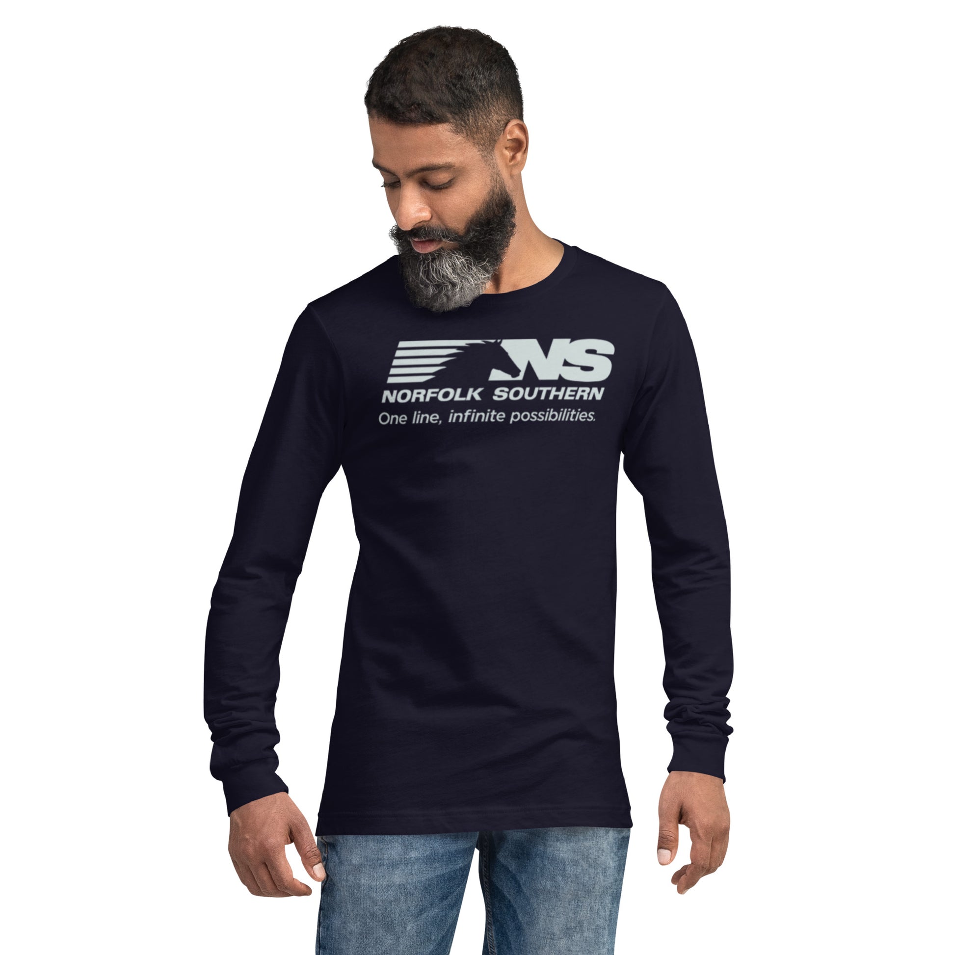 Norfolk Southern Long Sleeve Tee - Broken Knuckle Apparel